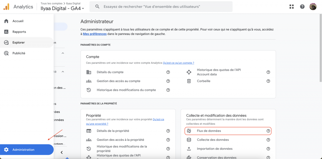 Où trouver l'ID mesure sur google analytics pour installation sur wordpress