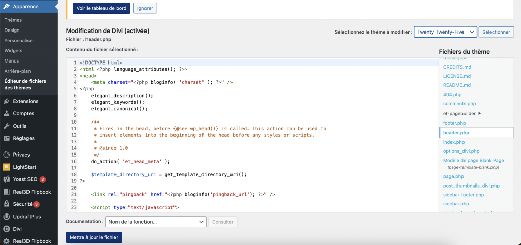 Ajouter le code Google Analytics dans la balise head de son site WordPress